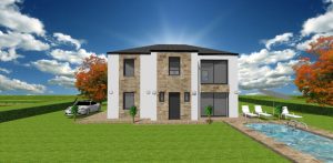 Maison Toit 4 pans Design Eden