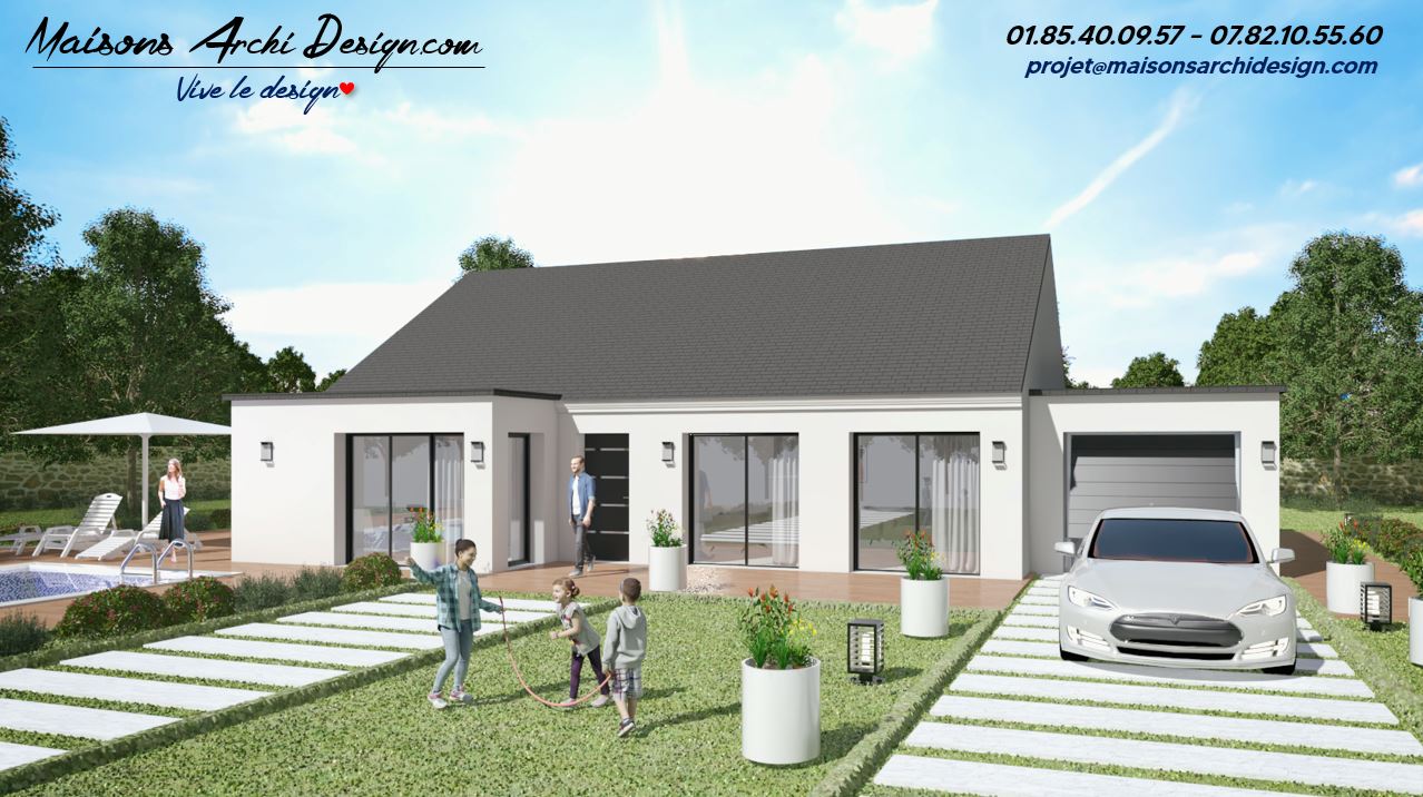 Nos Maisons De Plain Pied Design Modeles Et Plan En L U V H Nos Maisons De Plain Pied Design Modeles Et Plan En L U V H