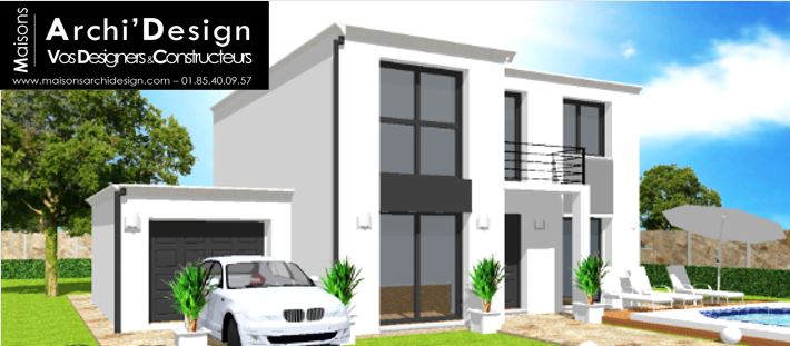 Maison Ema TT Toit terrasse Lumiere Baie toute hauteur Archidesign