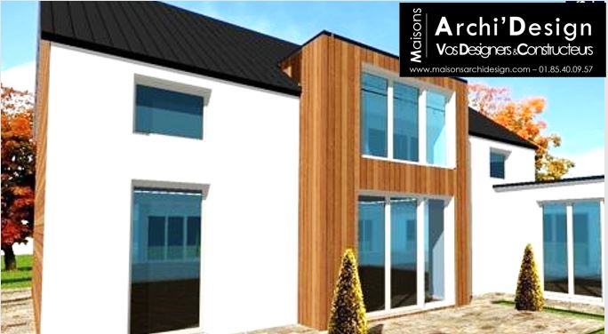 Maison Eva 2 TT en avancee & lumiere Archidesign