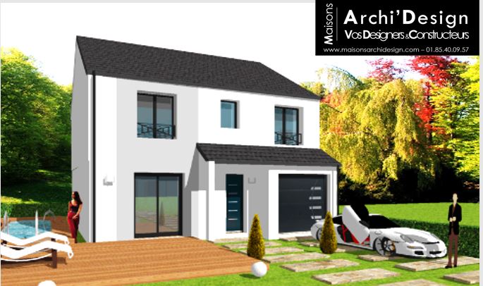 Maison Joa 2 porche Archidesign