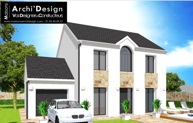 Maison Joa Fronton Cintre Stone Archidesign