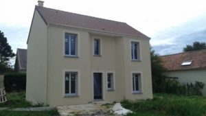 MaisonMaison Leo couleur d enduit classique avec porche rentrant dans les yvelines archidesign Leo couleur d enduit classique avec porche rentrant dans les yvelines archidesign