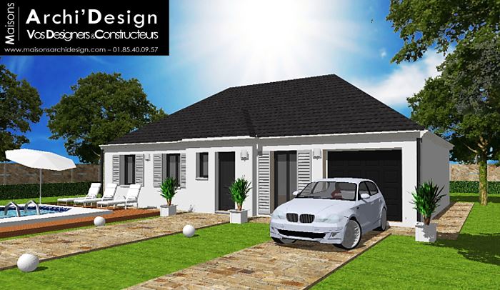 Maison Lio 4 pans croupe Archidesign