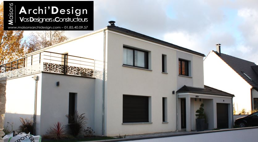 Maison Nae 4 pans Porche 3 pans Decroches TT Archidesign