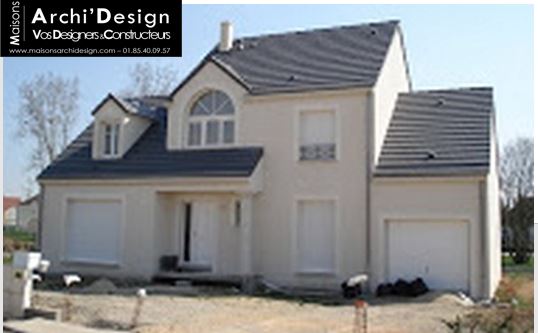 Maison Nae Fronton cintre realisation Archidesign