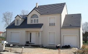 Maison Nae dans l essonne multiples decroches architecturaux plein cintre et fronton archidesign