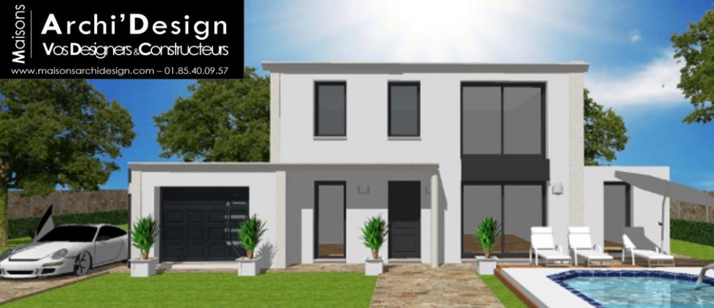Maison Nae toit plat lumiere Archidesign