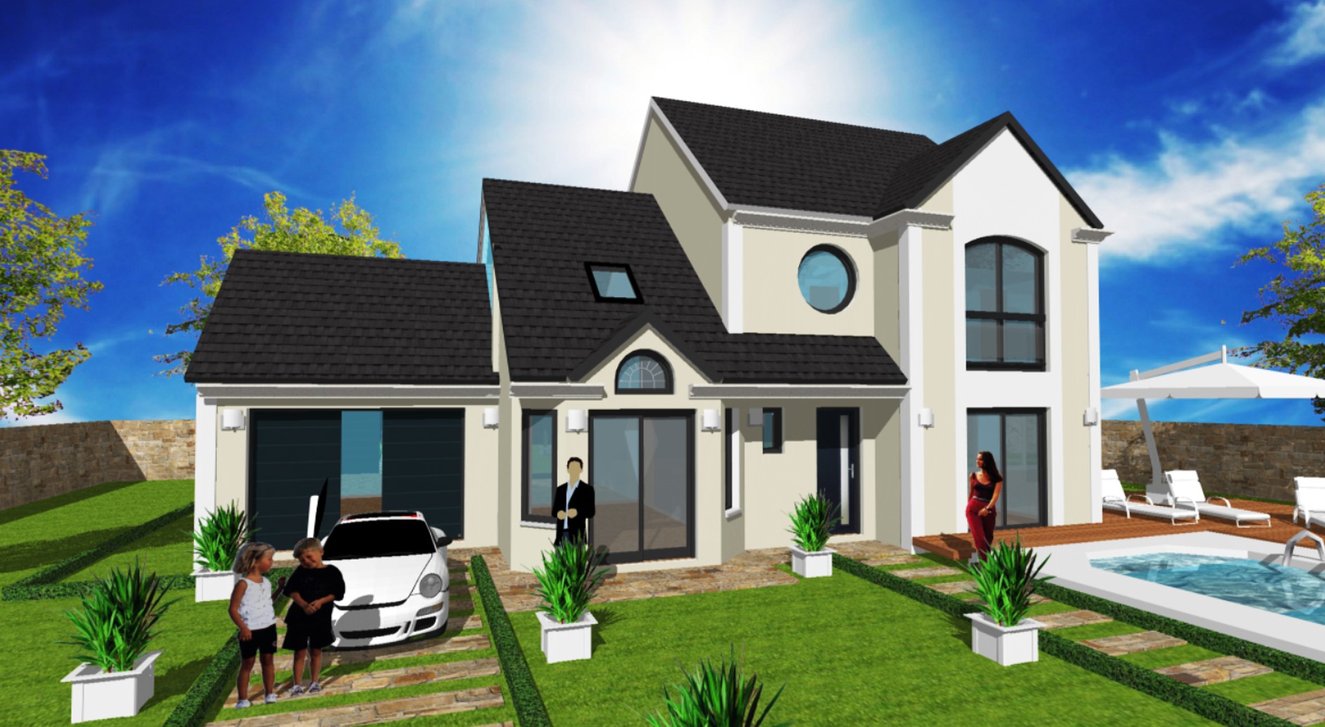 Nos Maisons Style ile de france Modeles, Plans, Construction Sur Mesure