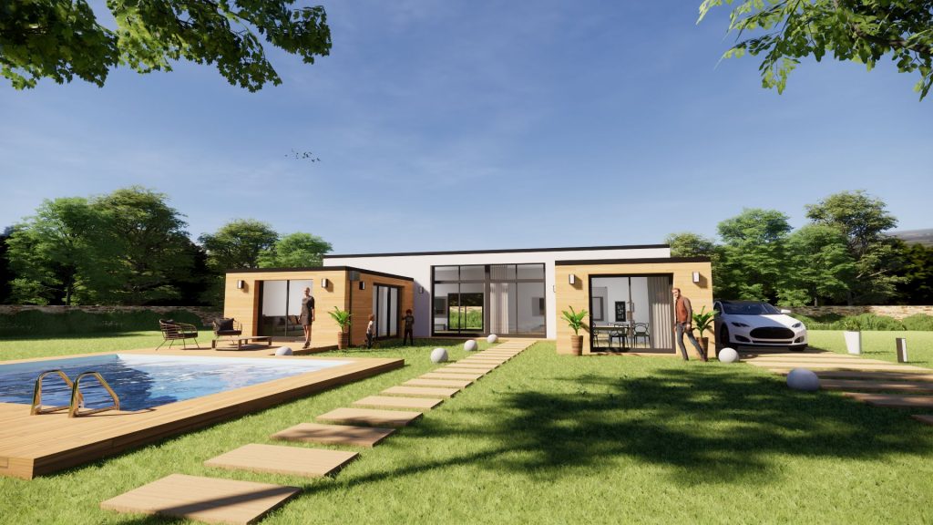 Constructeur maison Draveil Yerres Montgeron Brunoy Morsang Soisy Saintry sur Seine Design Moderne Toit plat 4 pans mansard prix devis plain pied a etage ou comble