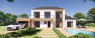 Constructeur maison Draveil Yerres Montgeron Brunoy Morsang Soisy Saintry sur Seine Design Moderne Toit plat 4 pans mansard prix devis toiture quatre pente sur mesure