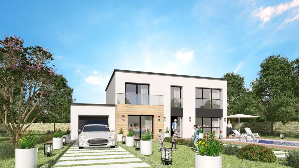 Constructeur Maison Sucy Saint Maur Champigny Brunoy Boissy Creteil Brunoy Ormesson La Queue Villiers Bry toit plat 4 pans design prix devis sur mesure