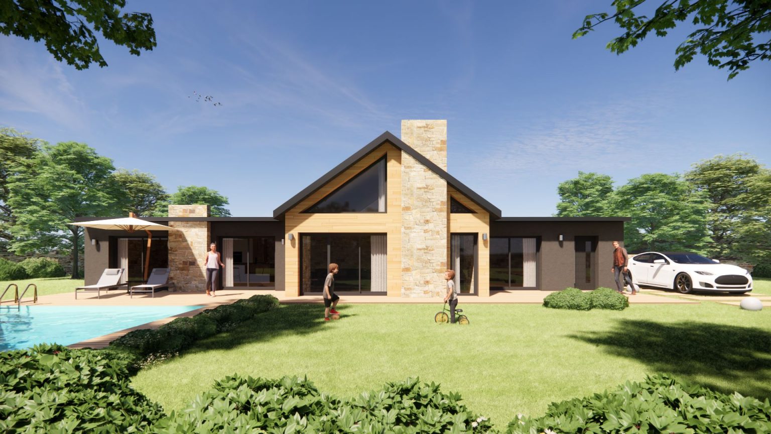 Découvrir nos maisons de plain pied design, moderne et sur mesure