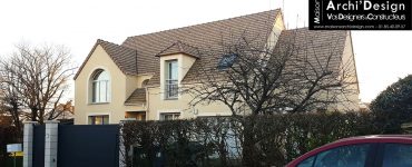 78 Le Perray en Yvelines Construction par Constructeur Design Architecte d une maison neuve individuelle sur mesure contemporaine moderne R Combles
