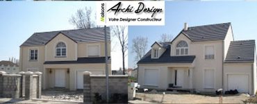 91 Essonne Construction par Constructeur Design Architecte d une maison neuve individuelle sur mesure contemporaine moderne