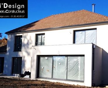 91 Essonne Gif Sur Yvette Construction par Constructeur Design Architecte d une maison neuve individuelle sur mesure contemporaine moderne 4 pans toit terrasse