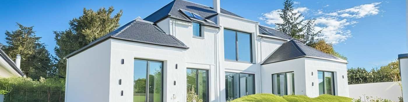 Permis de construire et construction d une maison architecte en combles amenages 4 pans et toit plat sur Santeny 94 avec constructeur sur mesure CCMI
