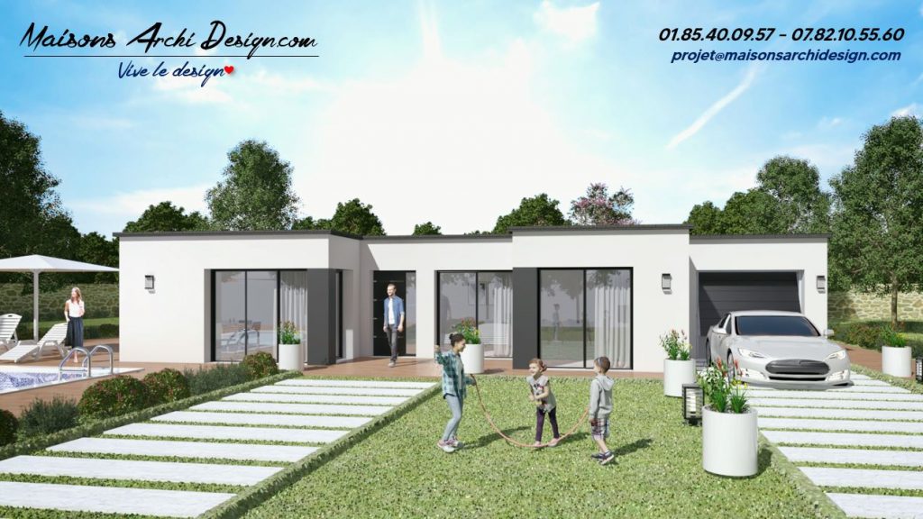 Maisons De Plain Pied Design Moderne