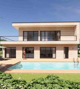 Une Maison Moderne Toit Plat sur Chevreuse