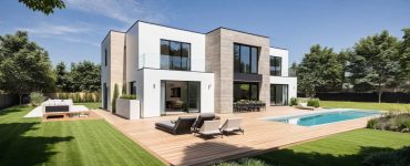 3D projet Constructeur Maison Sur Mesure Architecte Ecologique Moderne Extension Surelevation Renovation sur la Celle Saint Cloud dans les Yvelines
