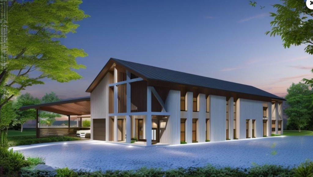Chiffrage et Mise au Point Technique pour la construction d'une maison bois à Sagy, dans le Vexin vers Cergy Pontoise