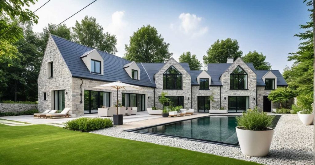 Constructeur Maison Comble Amenage en V avec Baie biseau RC (2)