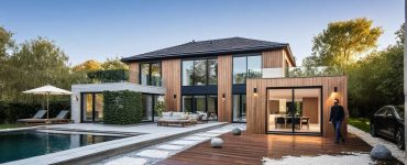 Constructeur Maison Moderne Contemporaine 4 pans et Toit plat Patio R1 (4)