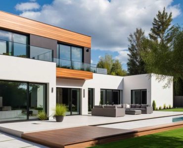 Archi Air S - Modèle maison toit plat avec bardage bois