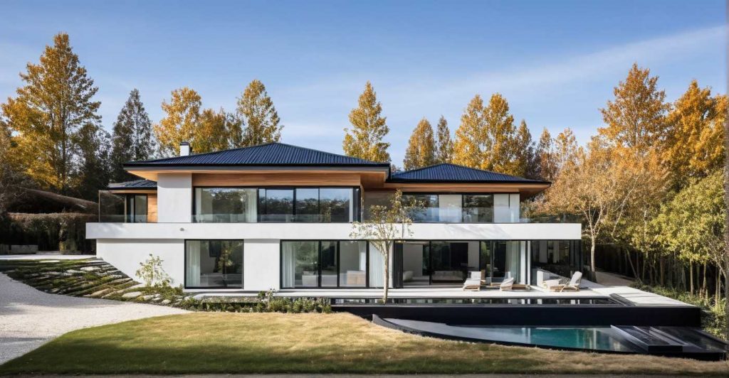 Archi X11 Maison 4 pans d'architecte sur mesure moderne