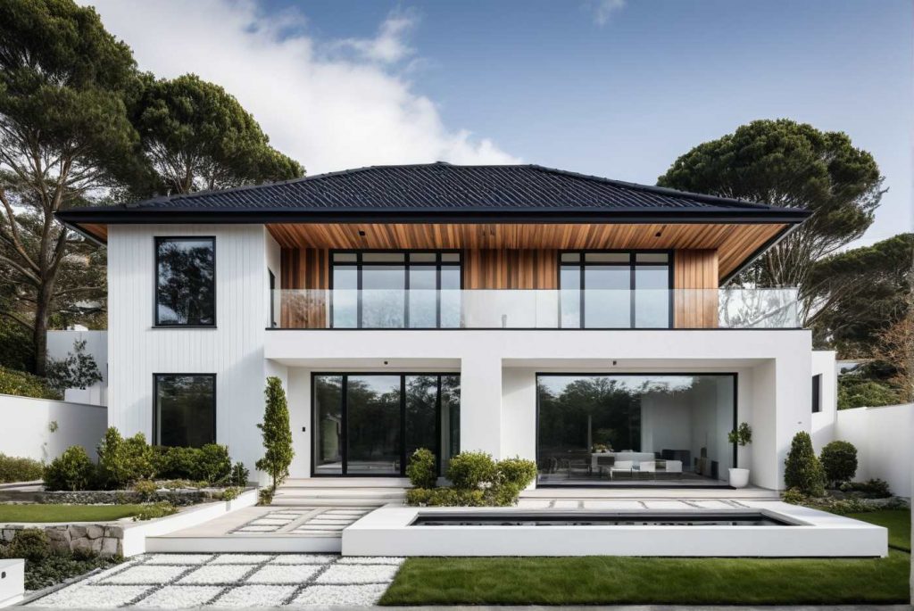 Archi X7 Modèle 4 pans Terrasse et Avancée Moderne