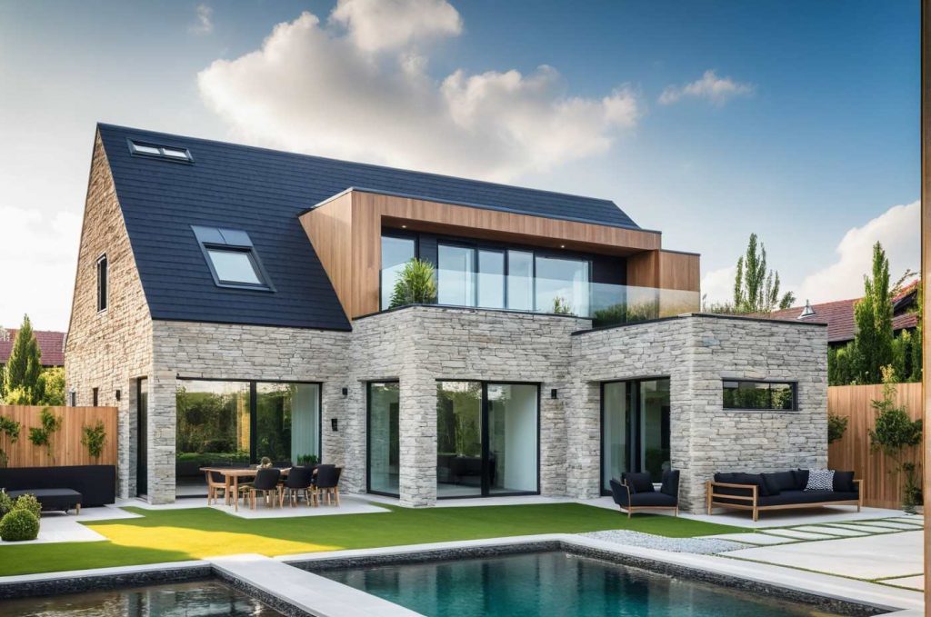 ArchiConcept TT TL2 - maison moderne design contemporaine comble aménagé et toit plat terrasse type balcon accessible