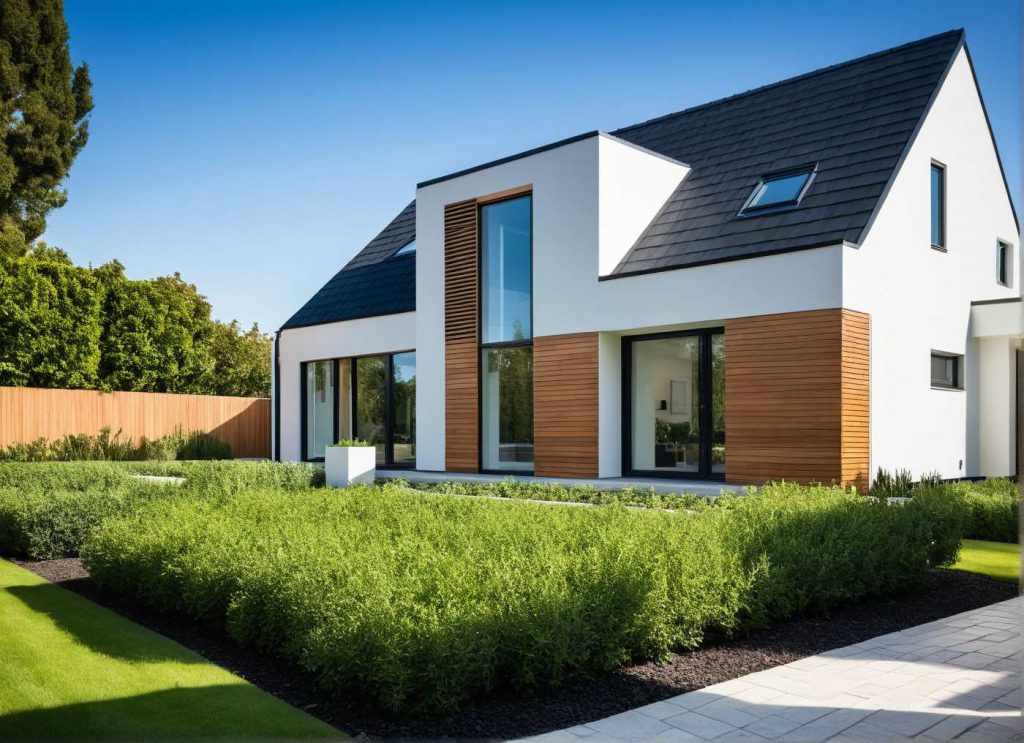ArchiConcept TT TS2 - maison sur mesure type architecte haut de gamme avec mix combles 2 pans et toit plat