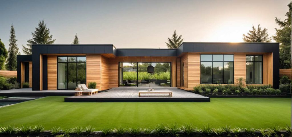 ArchiPatio PP4 - maison plain pied toiture terrasse design moderne