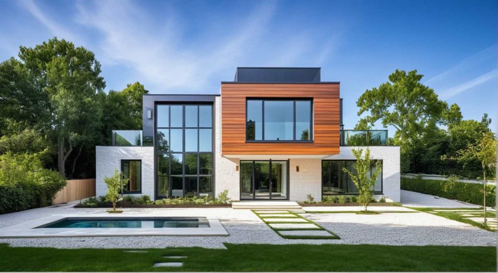Constructeur Maison Architecte Toit Plat Toiture Terrasse Design Moderne