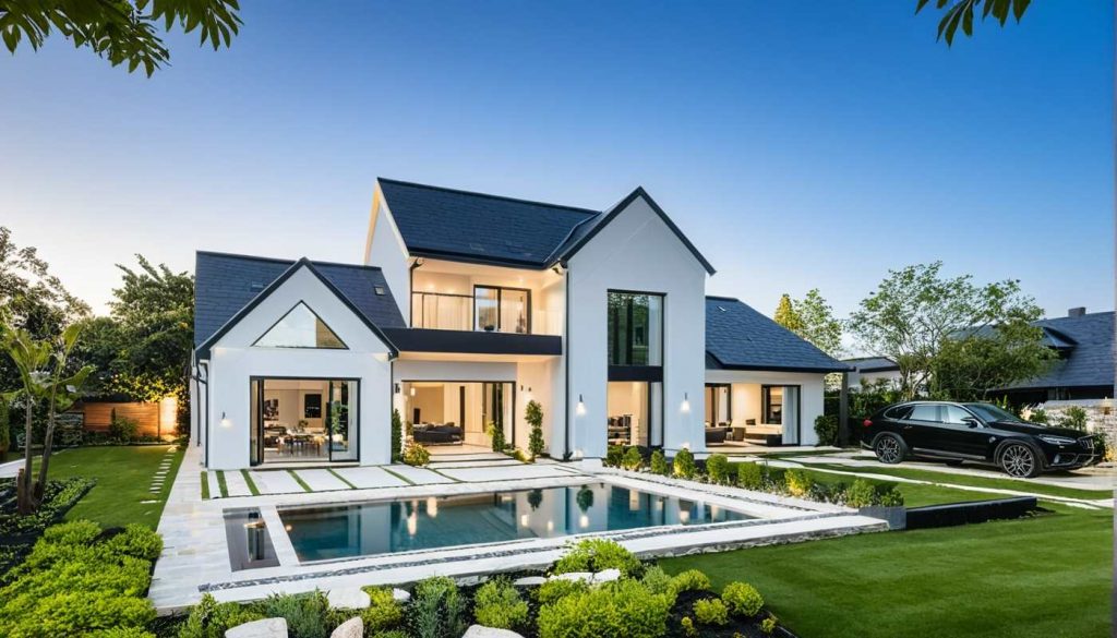 Manoir X1 - maison chic, élégante à l'architecture travaillée