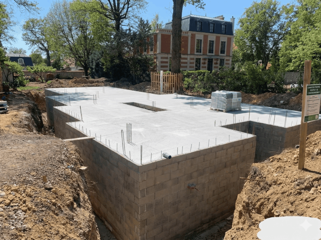 78 Maison G Constructeur Maison Architecte Zinc et toit plat terrasse bardage bois Le Vesinet Chatou Croissy (1