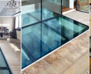 Constructeur de maison avec dalle de verre et plancher vitré