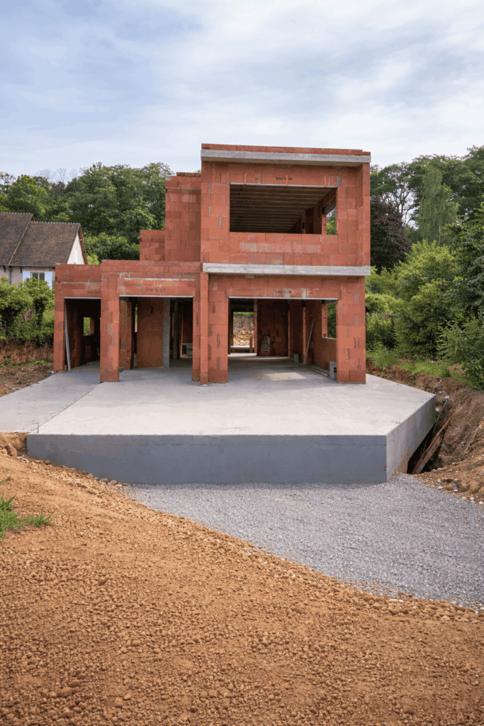 Maison A - Maison Architecte Moderne Toit Plat Terrasse Accessible - Enduit et Pierre (6)