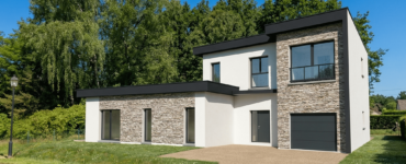 Réalisation 228 Maison FA - Une Maison Moderne Toit plat terrasse d'architecte à Feucherolles Crespières (2)