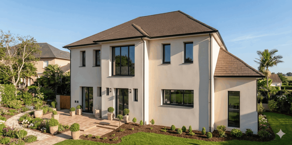 Réalisation 80 Maison D – Une Maison 4 Pans Avec de Grandes Baies à Saint Remy Les Chevreuse proche Chevreuse 78