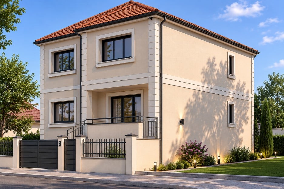 Realisation 232 - Maison BO - 3D Constructeur Maison Sur Mesure Rueil Malmaison