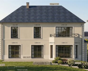 Réalisation 234 : Permis Maison DP La Celle Saint Cloud